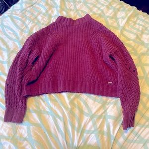 Hollister turtleneck purple sweater